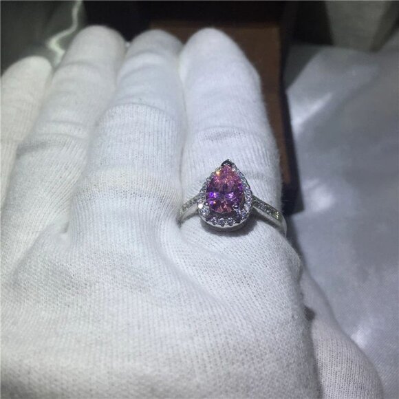 Pink Sapphire Ring - Picture 3 of 3